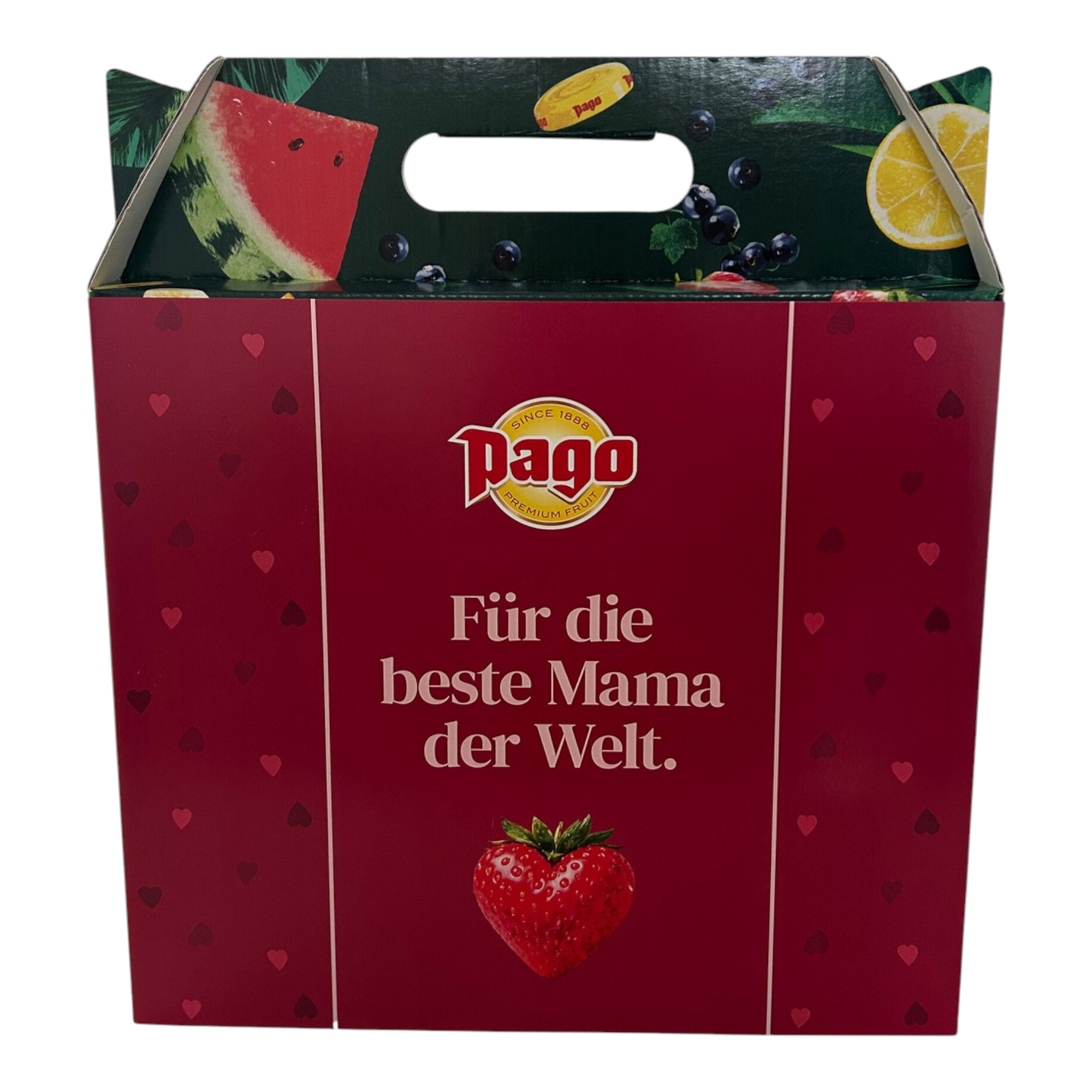 Pago Probierbox Muttertag Geschenkkarton gefüllt mit 10 Sorten Pago