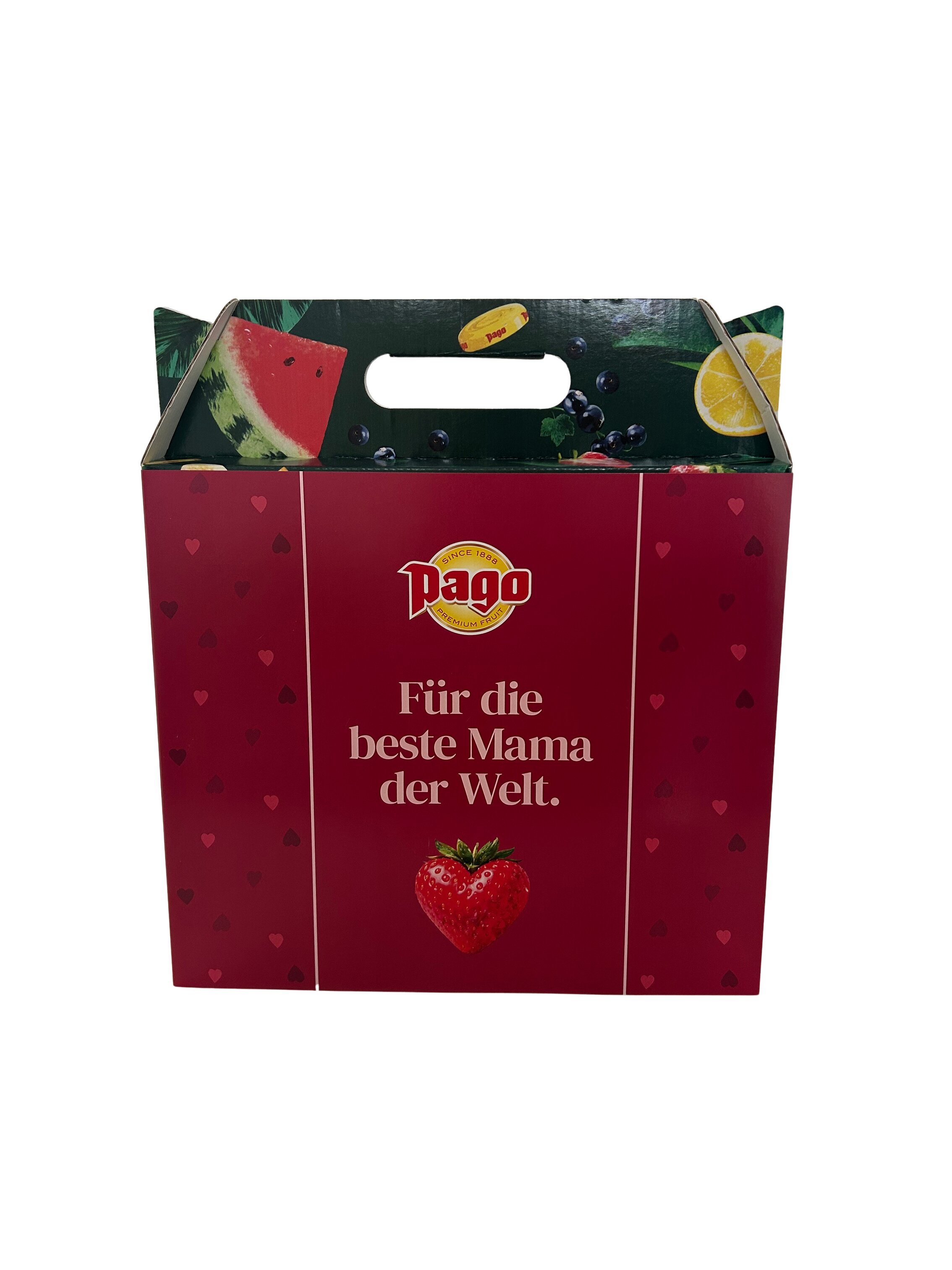 Pago Probierbox Muttertag Geschenkkarton gefüllt mit 10 Sorten Pago