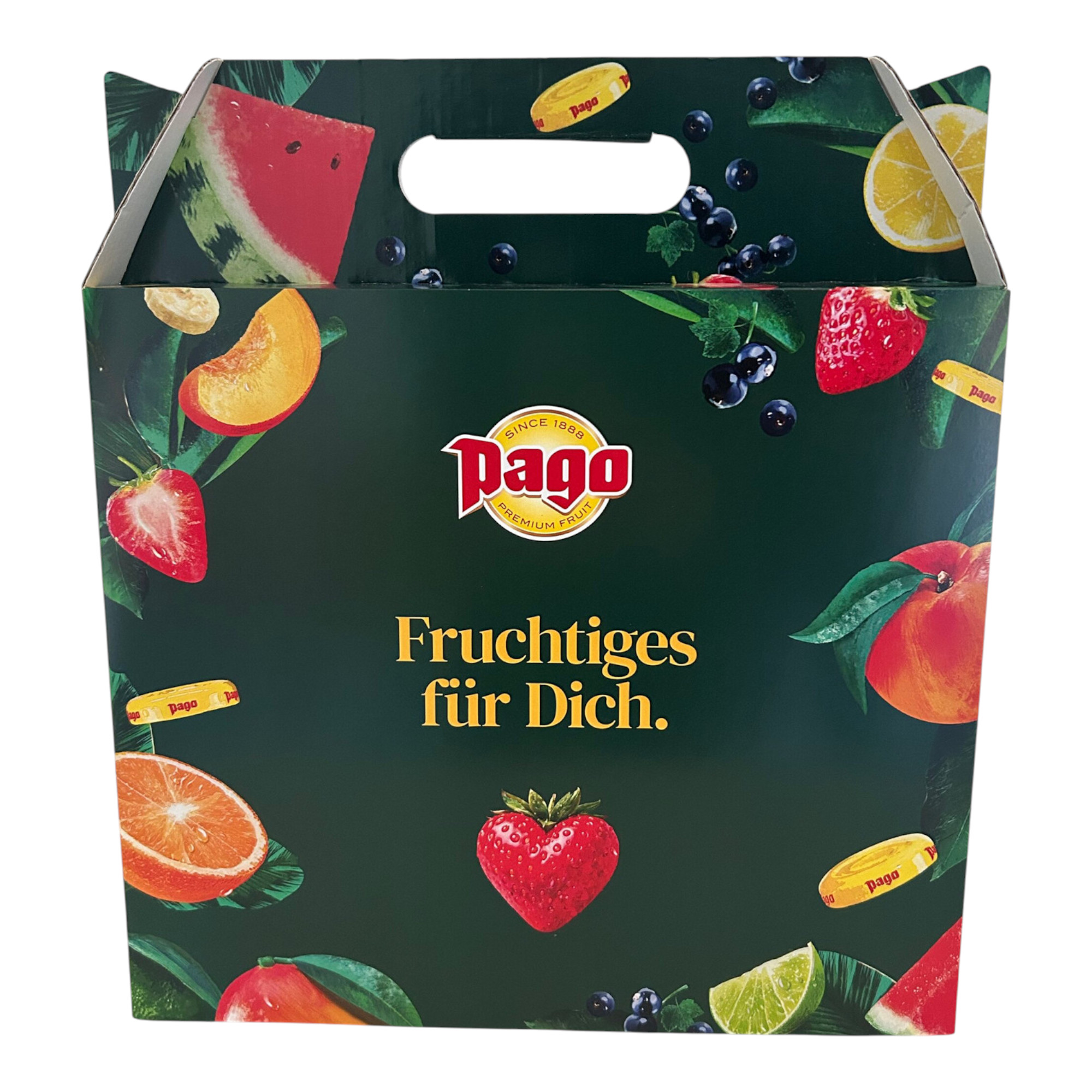 Pago Probierbox Geschenkkarton gefüllt mit 10 Sorten Pago von Pago online kaufen | Pago Onlineshop